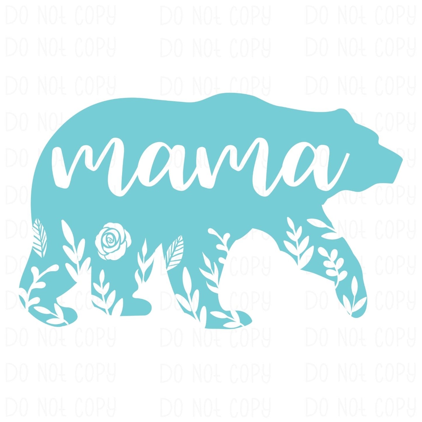 Blue Mama Bear